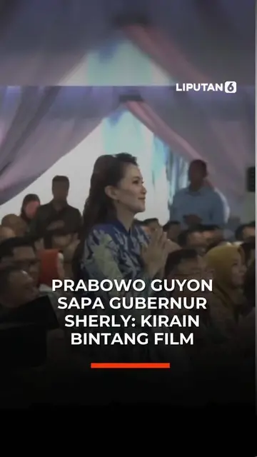 Prabowo Guyon Sapa Gubernur Sherly: Kirain Bintang Film