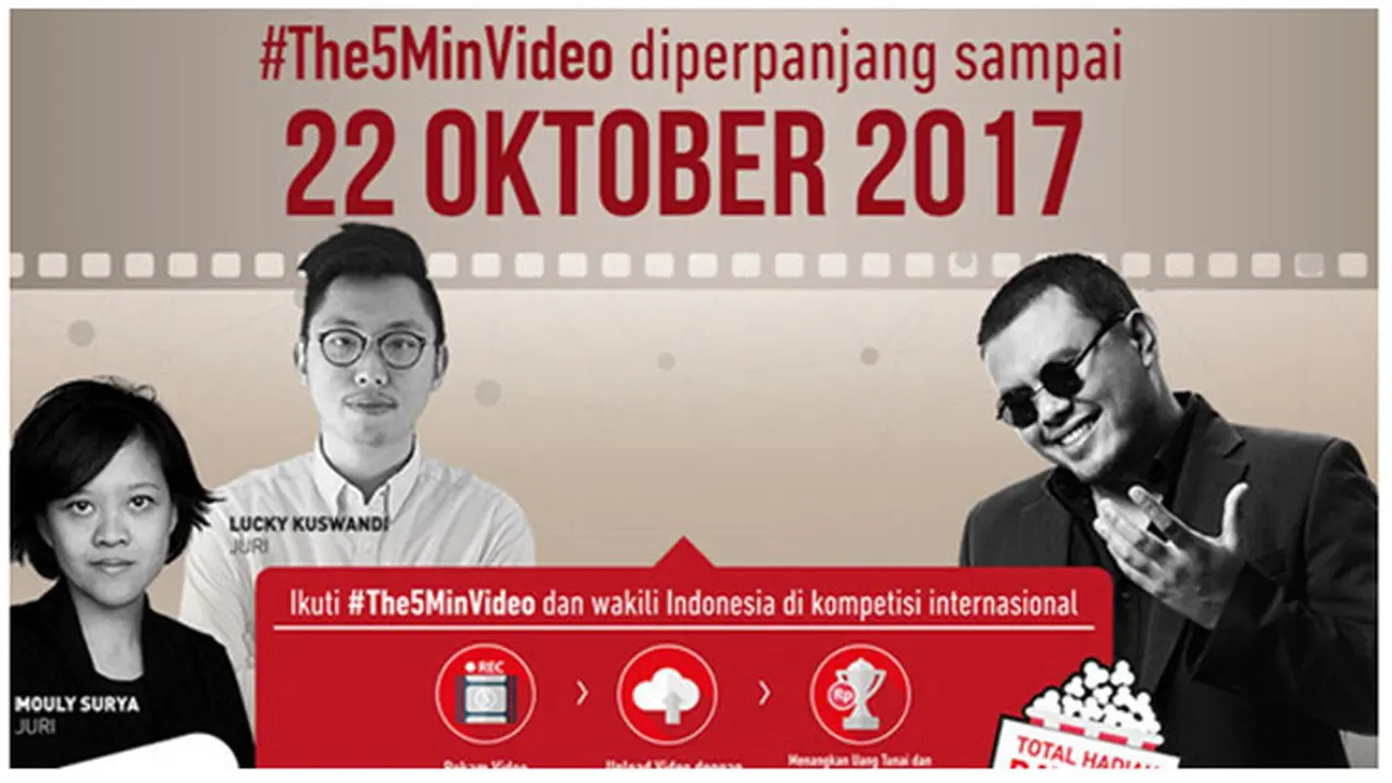 Sutradara, Joko Anwar menjadi juri kompetisi film pendek bertajuk "The 5-Min Video Challenge".