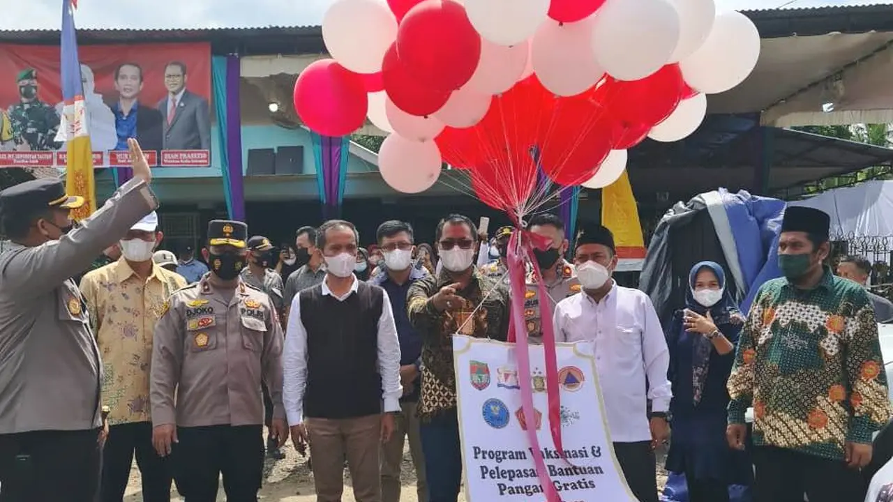 Kadin Indonesia Inisiasi Program Vaksinasi dan Donasi Pangan di Musi Rawas
