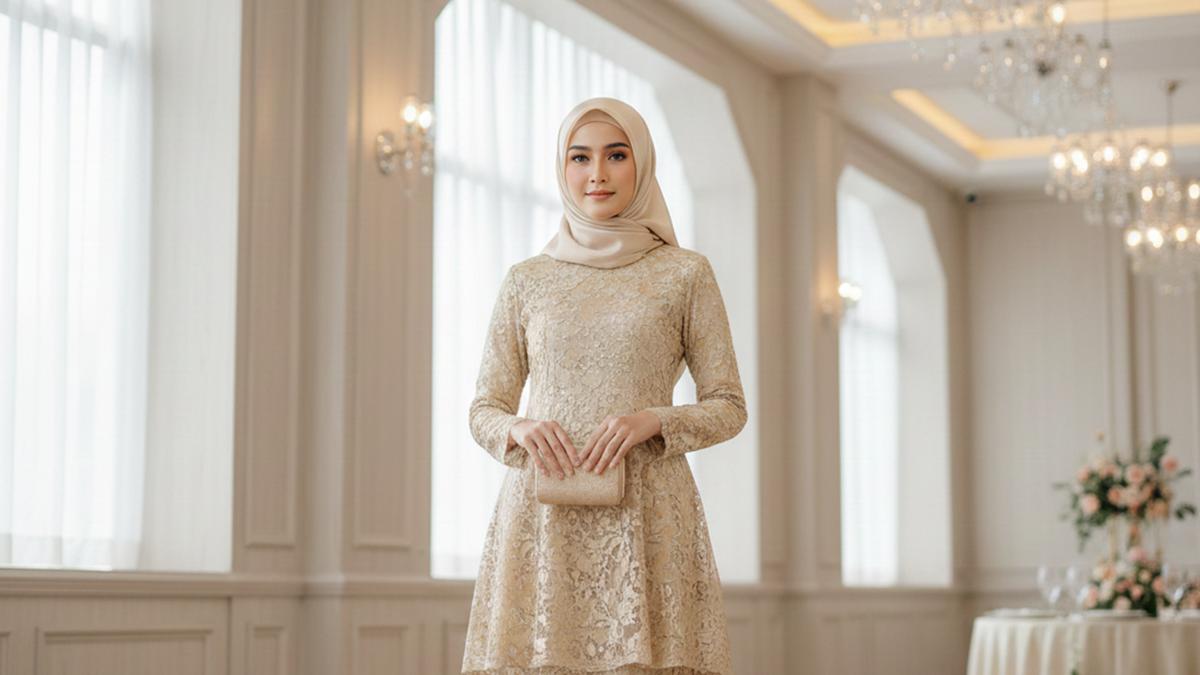 10 Model Dress Brokat Elegan yang Tren di 2026, Siap Jadi Sorotan di Setiap Pesta