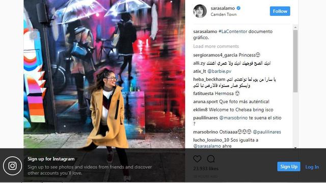 Kekasih Isco, Sara Salamo