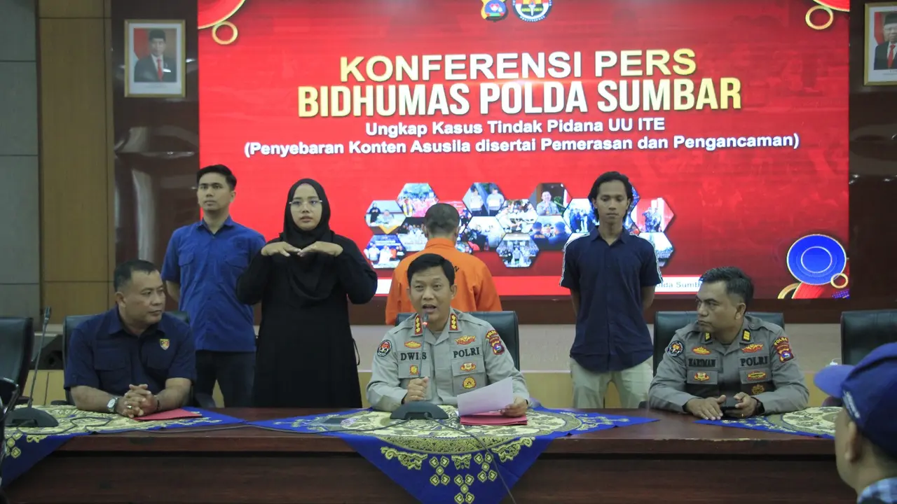 Seorang pria ditangkap polisi di Padang karena sebar video asusila pacarnya. (Liputan6.com/ ist)