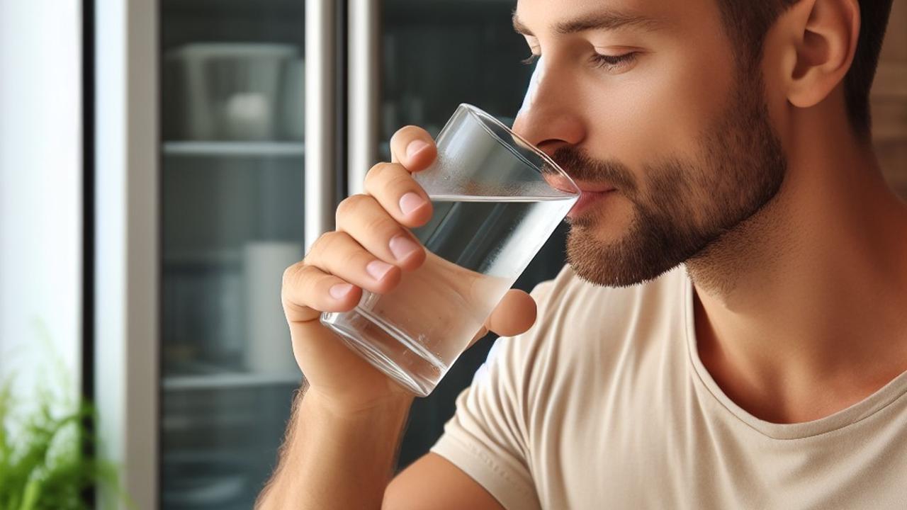 ilustrasi minum air