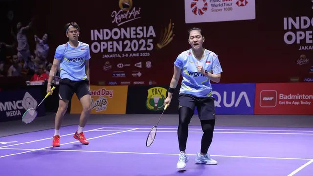 Hasil Indonesia Open 2025: Adnan / Indah Melaju ke Babak Kedua, Dejan / Fadia Angkat Koper