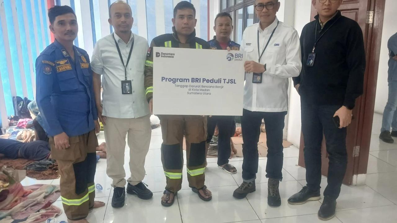 BRI Peduli Bergerak Cepat Salurkan Bantuan Bagi Warga Terdampak di wilayah Sumatera Utara