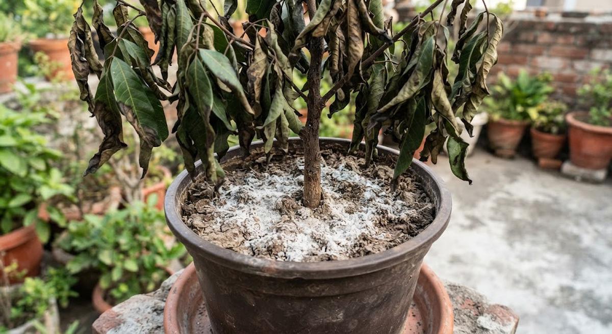 Penyebab Tanaman Buah dalam Pot Tiba-Tiba Layu