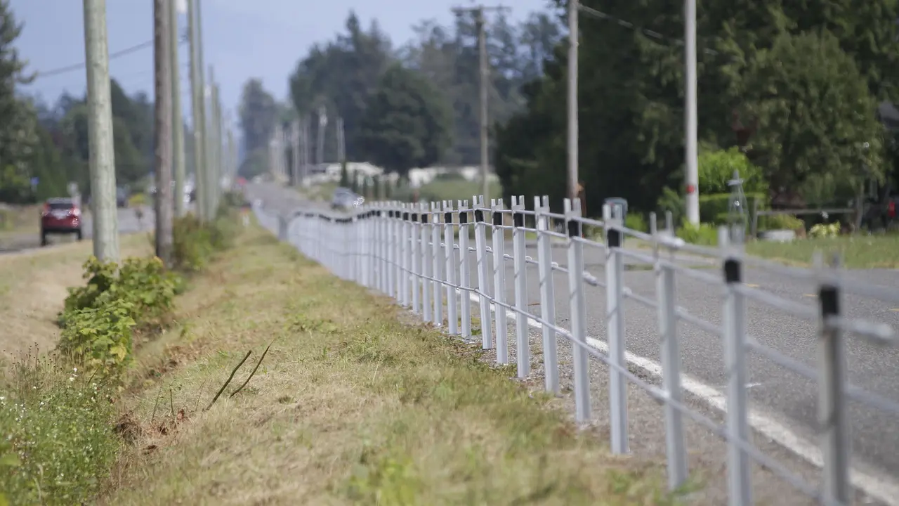FOTO: Pagar Kabel Pembatas Kanada dan Amerika Serikat