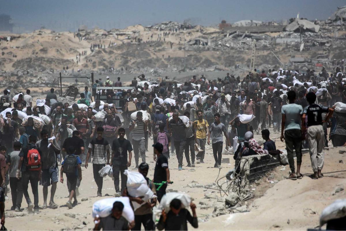 FOTO: Tragis! Lebih dari Seribu Warga Gaza Tewas Saat Menunggu Bantuan Kemanusian