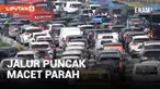 Antusias warga untuk berwisata di masa liburan idul fitri nampak di kawasan menuju puncak Bogor. Kemacetan parah terjadi di ruas jalan tol hingga jalan arteri pada H plus 3 lebaran.