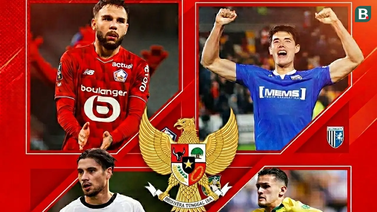 Ilustrasi pemain Timnas Indonesia di kompetisi Eropa. (Bola.com/Gemini)