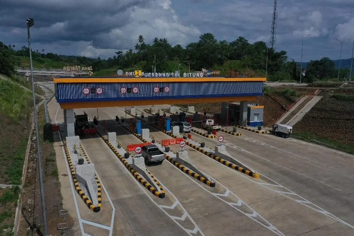 PT Jasamarga Manado Bitung (JMB) telah merampungkan pembangunan tahap akhir dari jalan Tol Manado Bitung. (Dok Jasa Marga)