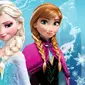 Elsa dan Anna yang merupakan pemeran utama dalam film Frozen