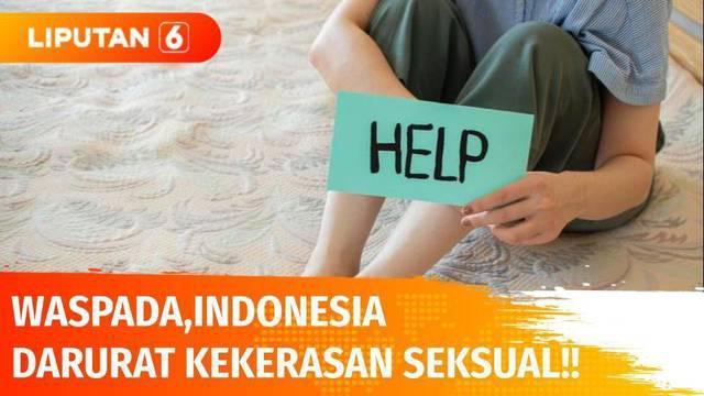 Darurat kekerasan seksual di Indonesia. Kasus kekerasan seksual sepanjang tahun 2021 kian mengkhawatirkan. Jumlah kasusnya terus melonjak dengan mayoritas pelaku adalah orang terdekat dan mereka yang punya kuasa.