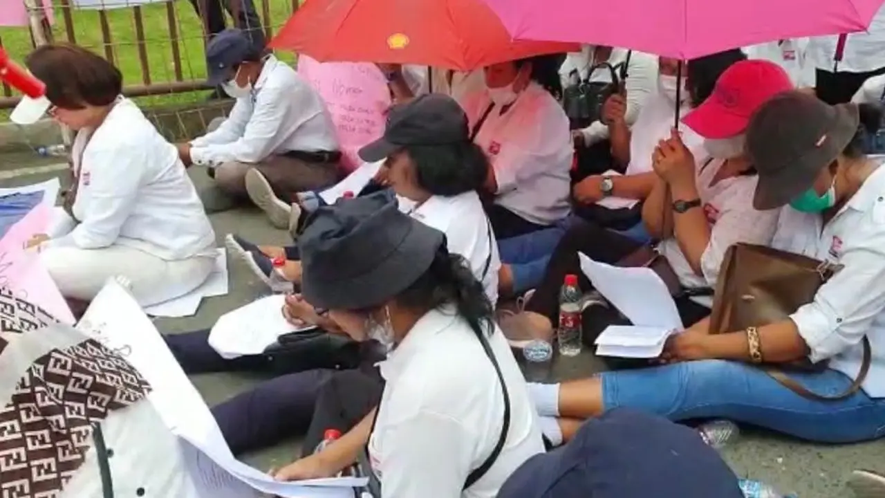 Jemaat HKBP Geruduk Polda Sumut