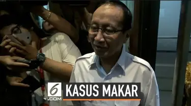 Mantan Kapolda Metro Jaya Sofyan Jacob memenuhi panggilan polisi terkait kasus dugaan makar. Namun Sofyan tidak bersedia diperiksa karena alasan kesehatan.