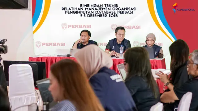 Perbasi gelar bimbingan teknis (Bimtek) pelatihan manajemen organisasi penginputan database