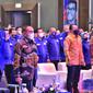 Pelantikan Pengurus Dewan Pimpinan Daerah (DPD) Partai Demokrat Sumut di Hotel Santika Premiere Dyandra, Kota Medan
