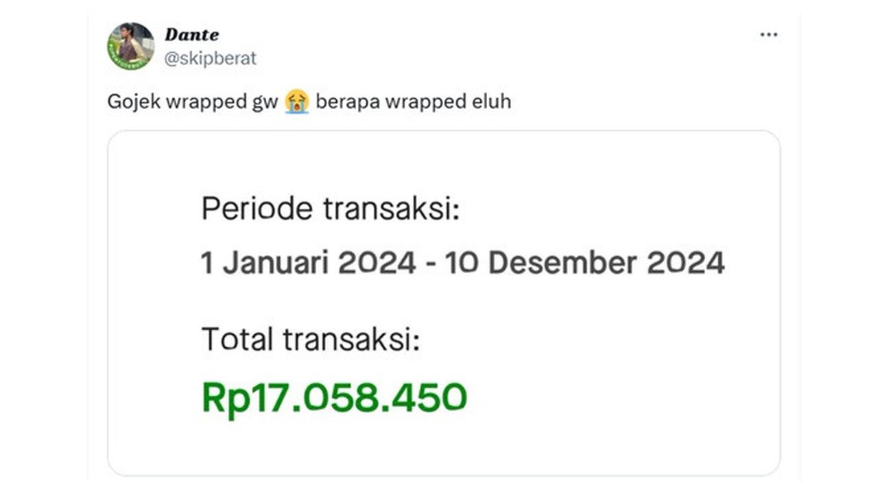 6 Potret Gojek Wrapped Netizen Lebih dari 10 Juta,