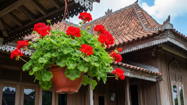 Tanaman Gantung Outdoor yang Tahan Panas dan Hujan