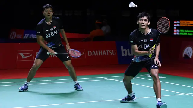 Foto: Mantap, 4 Pasangan Ganda Putra Indonesia Lolos ke Perempatfinal Turnamen Bulu Tangkis All England 2022