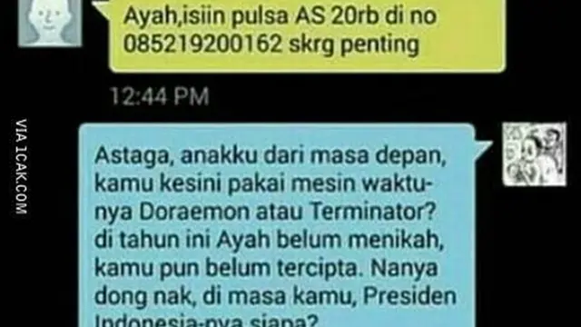 6 Chat Penipu Ngaku Jadi Ayah Ini Bikin Geleng Kepala