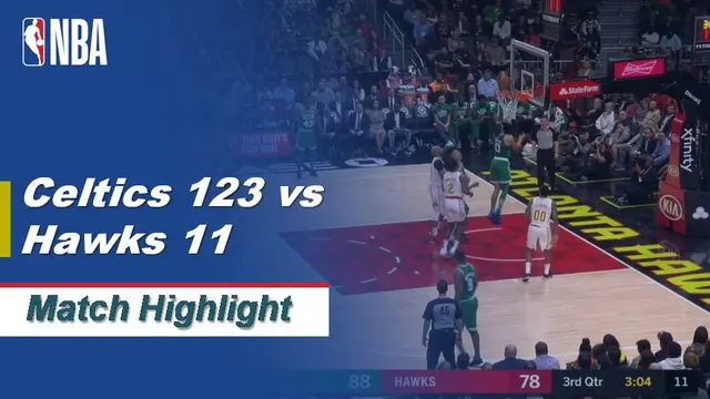 Berita Video Highlights NBA 2019-2020, Boston Celtics Vs Atlanta Hawks 123-115