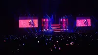 Konser solo Kim Taeyeon digelar di ICE BSD, Tangerang, Sabtu 22 Juli 2023. Bertajuk Taeyeon Concert in Jakarta The Odd of Love, konser ini dipromotori oleh Dyandra Global Edutainment. (Foto: Liputan6/ Ratnaning Asih)
