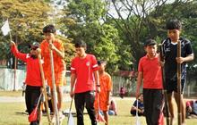 Wabup Ajak Anak-anak Lestarikan Budaya Lewat Lomba Egrang Magetan di Festival Bambu 2026