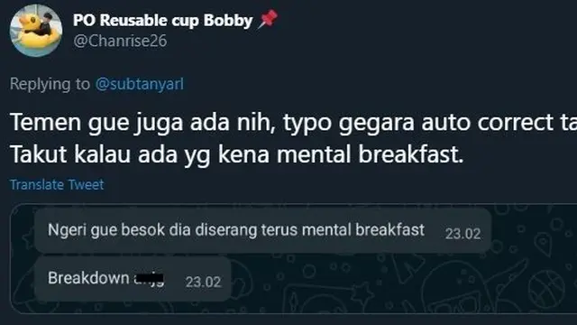 6 Chat Auto Correct Bahasa Inggris Ini Bikin Salah Paham, Maknanya Beda Jauh