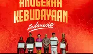 Lima nama penggerak budaya terpilih menerima penghargaan Anugerah Kebudayaan Indonesia 2024 untuk kategori Maestro Tradisi. (Ist)