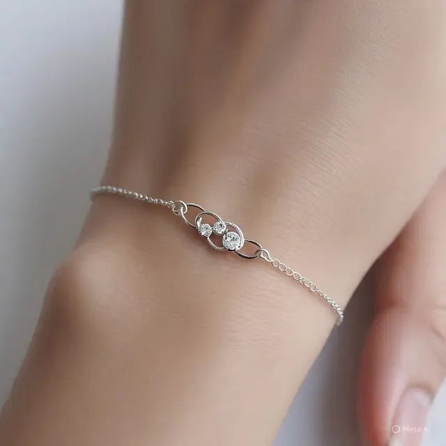 Gelang Rantai Berlian. (Liputan6.com/MetaAI)