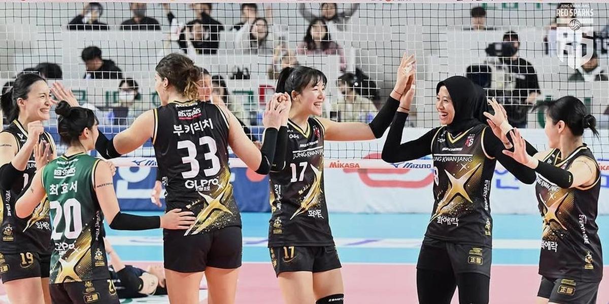 Hasil Korean V League 2024/2025: Megawati Kembali Dicadangkan, Kali Ini Red Sparks Ditumbangkan IBK Altos