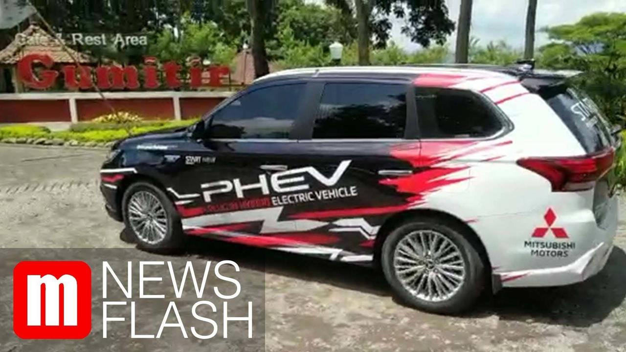 VIDEO:Test Drive Mitsubishi PHEV Surabaya-Banyuwangi, Terobos Banjir, Enggak Takut!