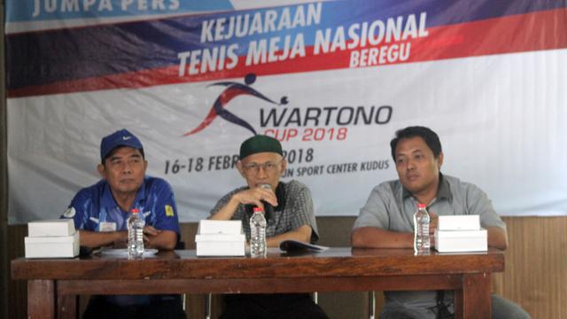 Tenis Meja, Kejurnas Wartono Cup 2018