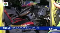 Simak Fokus Pagi (19/06) dengan berita-berita pilihan sebagai berikut, Minibus vs Truk Kontainer, Satu Tewas, Jasad Wanita Membusuk di Dasar Jurang, Keberangkatan Calon Jemaah Haji, Komplotan Penjual Tiket Palsu Dibekuk, Bus Tersangkut Jembatan.
