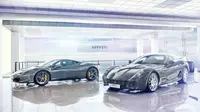 Showroom ini menampilkan berbagai macam tipe atau model Ferrari mulai dari tipe 360 Modena hingga 458 Italia.