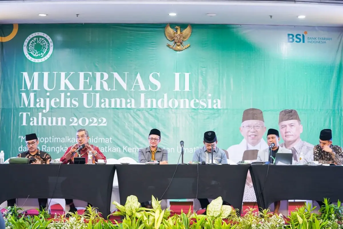 Musyawarah Kerja Nasional Majelis Ulama Indonesia (MUI) digelar di Hotel Sahid, Jakarta pada Kamis 8 Desember 2022 (Istimewa)