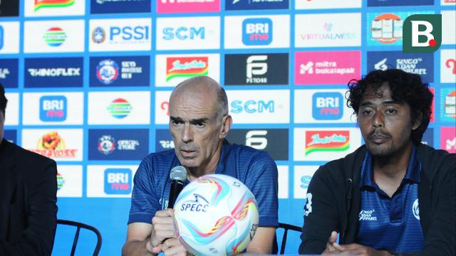 Pelatih Arema FC, Fernando Valente jelang Laga kontra Borneo FC