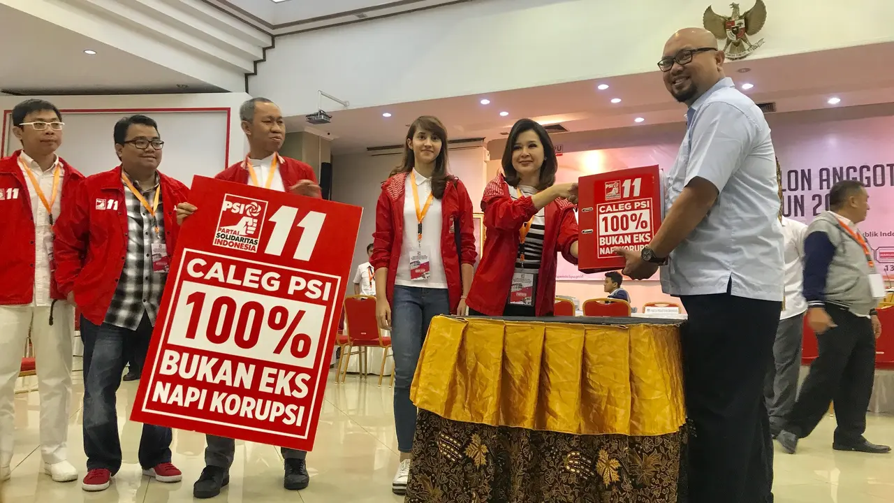 Daftar Pemilu, PSI Boyong Pemuda Jadi Bacaleg