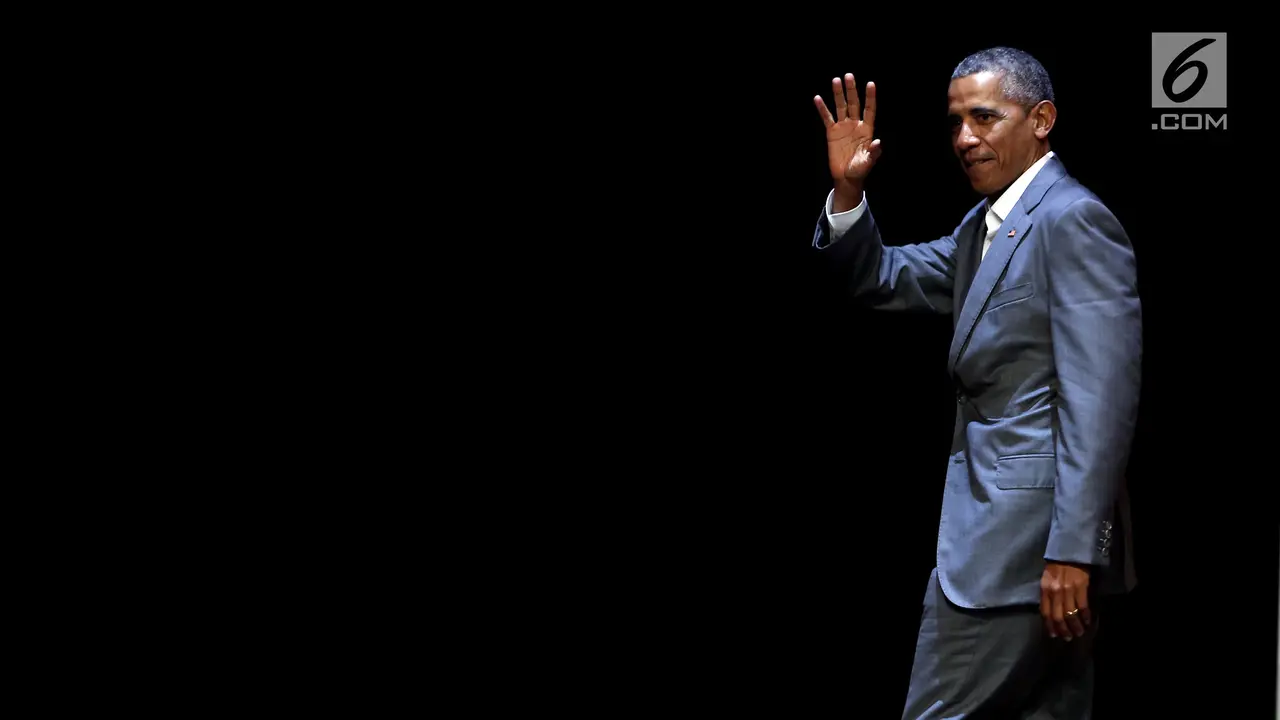 Kenakan Setelan Jas, ini Gaya Obama saat Kongres Diaspora Indonesia
