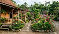 11 Inspirasi Halaman Rumah Kampung dengan Kebun Bunga, Cantik Penuh Warna