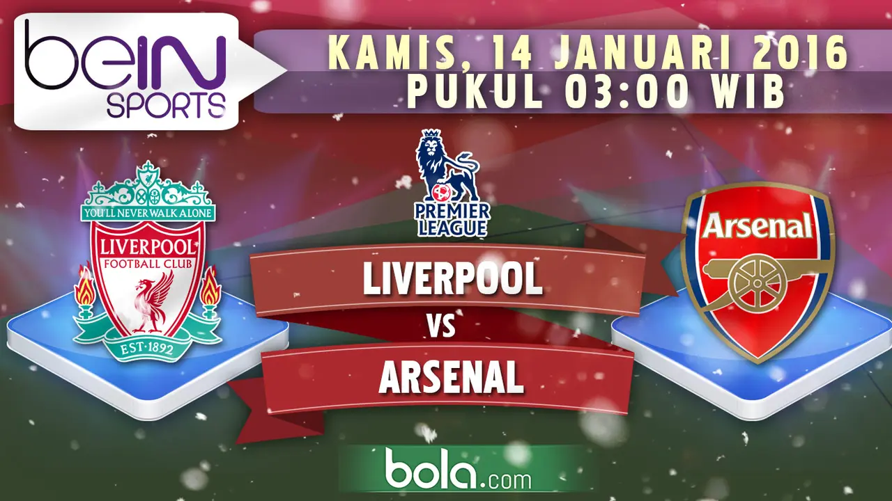 Liverpool vs Arsenal (Bola.com/Samsul hadi)