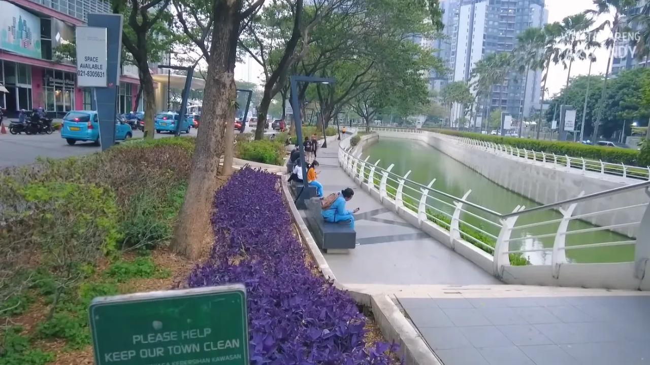 Dijadikan spot jogging dan berolahraga