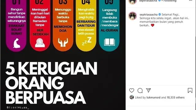 Acha Septriasa (Foto: Instagram/@septriasaacha)