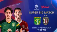 Live streaming Persebaya vs Bali United eksklusif di Vidio. (dok. vidio.com)