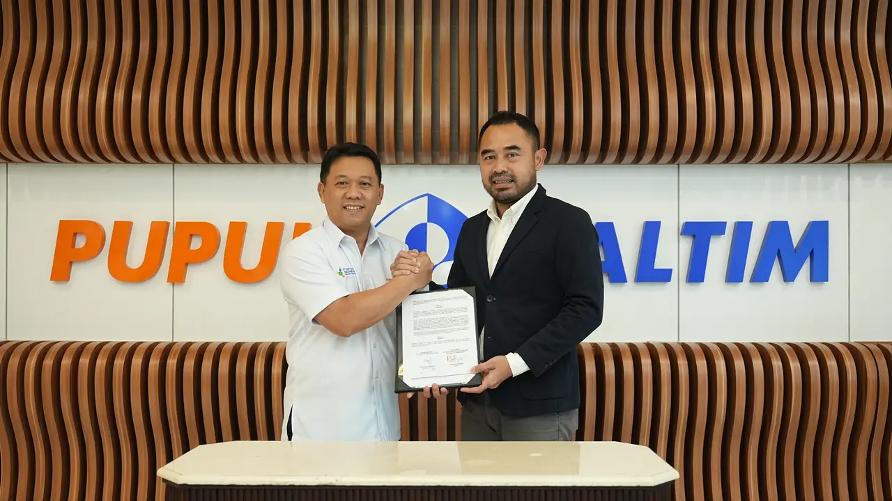 FOTO Borneo FC dan Pupuk Kaltim