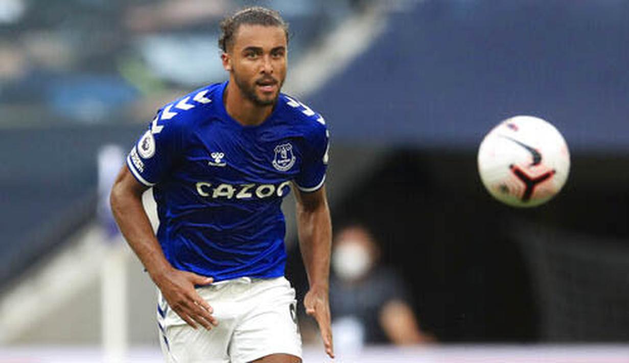 2. Dominic Calvert-Lewin (Everton) - Penyerang bernomor punggung sembilan itu sudah mengoleksi empat gol musim ini. Ia bersaing ketat dengan Son Heung-Min di posisi teratas pencetak gol terbanyak sementara Liga Inggris. (Adam Davy/Pool via AP)