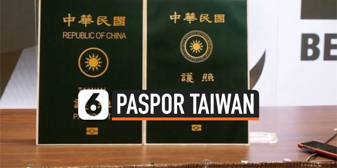 VIDEO: Taiwan Rilis Desain Paspor Baru agar Tidak Mirip China