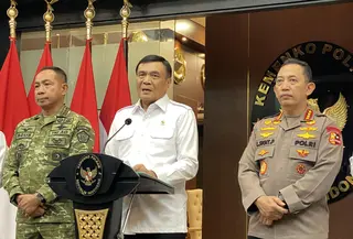 Menko Polkam Bicara Bahaya Hoaks (Foto: Nadia/Liputan6.com)