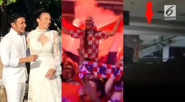 Video hit kali ini menghadirkan berita dari pernikahan Dimas Anggara dan Nadine Chandrawinata, penampakan hantu naik eskalator, dan euforia 4 negara yang lolos semifinal Piala Dunia 2018.